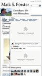 Mobile Screenshot of maik-foerster.de